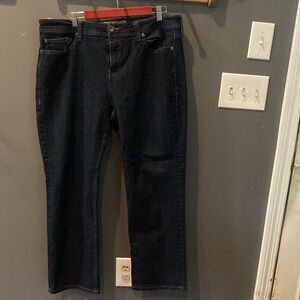 Seven7 38 x 30 dark blue straight fit jeans EUC